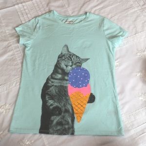 Cat with ice cream cone :) Tee *****3 for $15